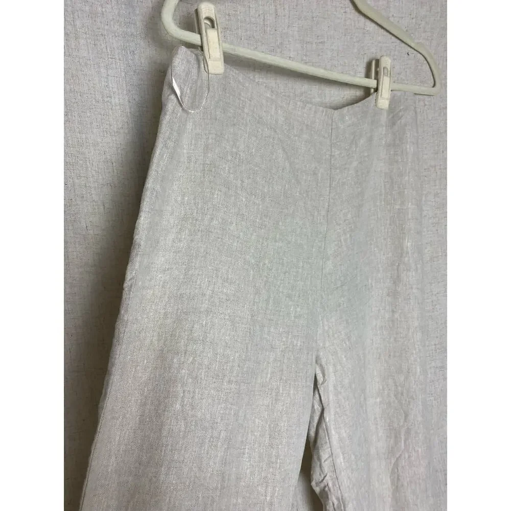 Reformation Scarlett Linen Cream Two Piece Set Size 8